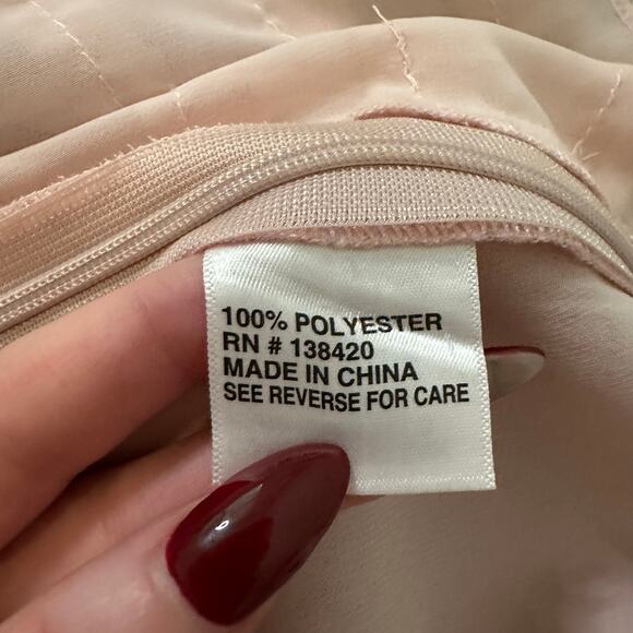 Etcetera light pink fringe sleeveless top size 4 - Picture 7 of 14